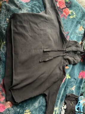 Frank & Eileen Black Hooded Tunic